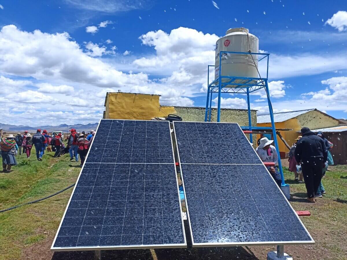 Solar power to secure water